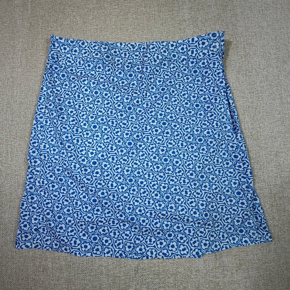 NWT Ripskirt Women Med Blue Betty Floral Print Wrap Skirt Casual Style Resort